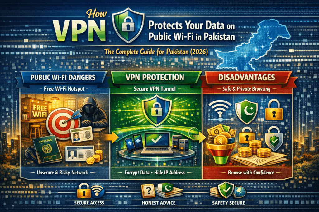 How VPN Protects Your Data on Public Wi-Fi in Pakistan