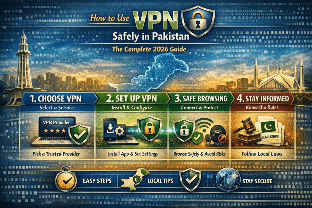 How to Use VPN Safely in Pakistan
