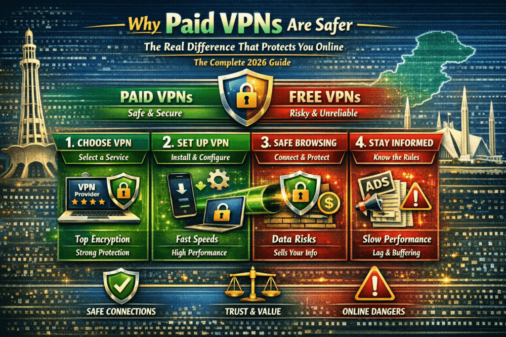 Why Paid VPNs Are Safer